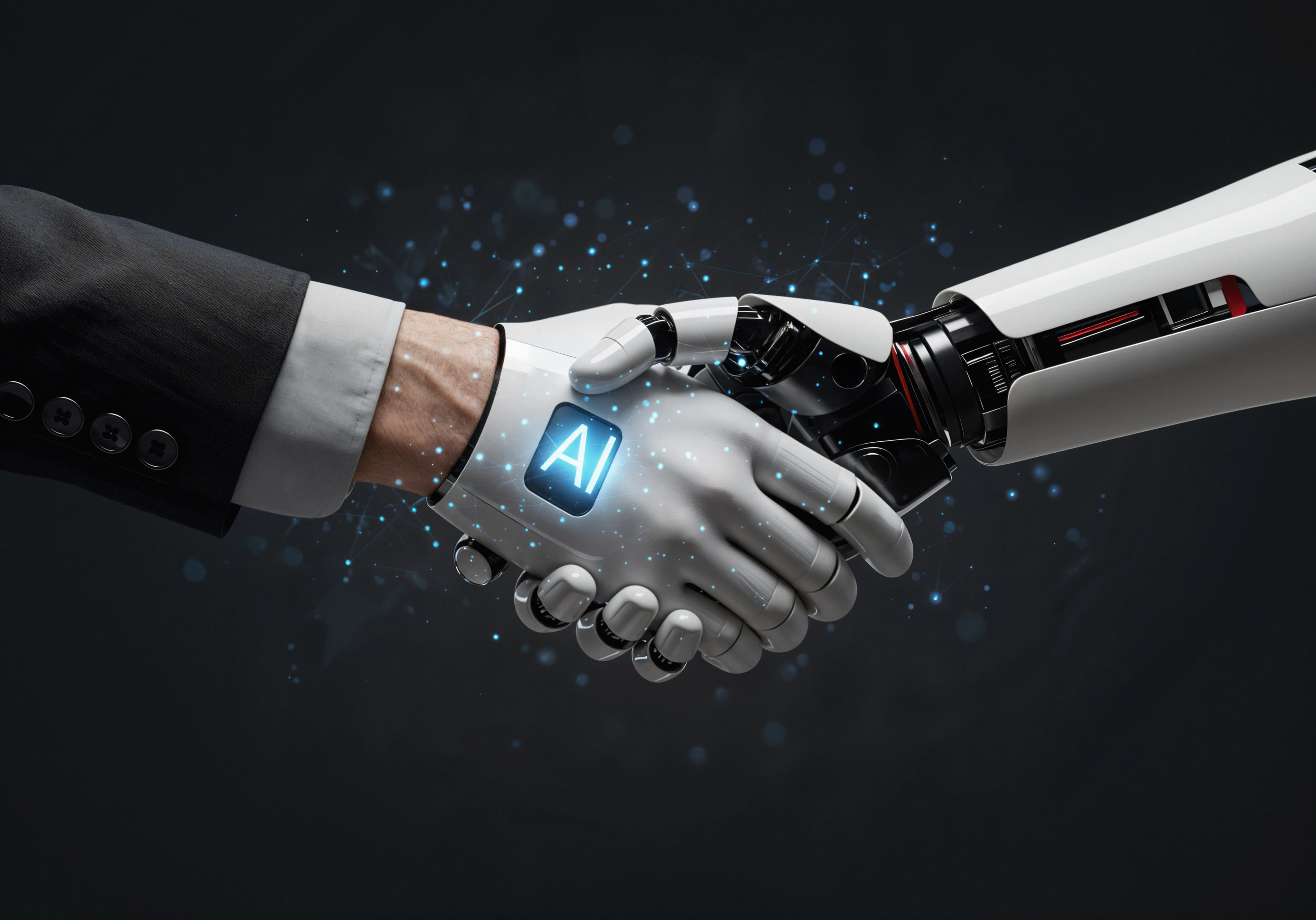 Human and robotic hand