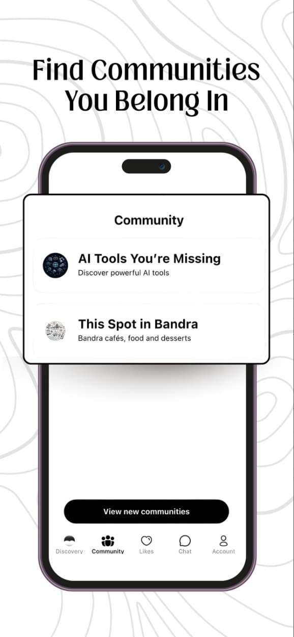 Contrast communities screen