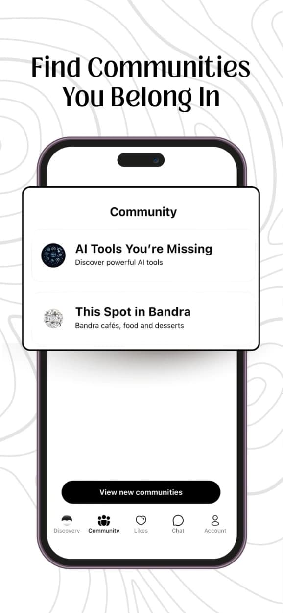 Contrast communities screen