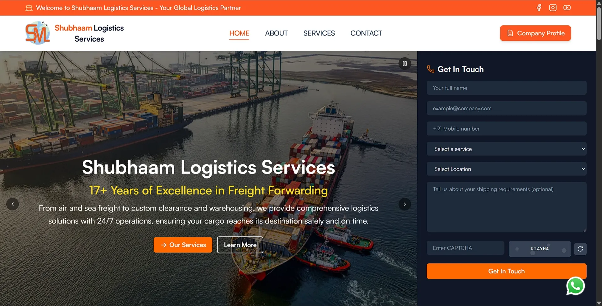 Shubhaam Logistics