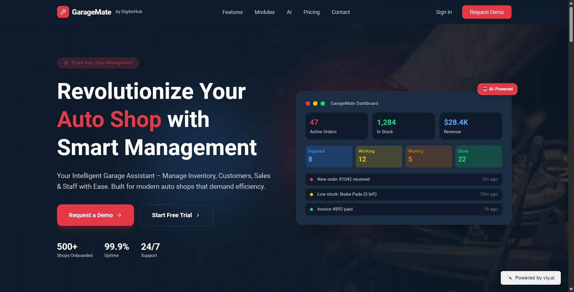 GarageMate — Workshop ERP